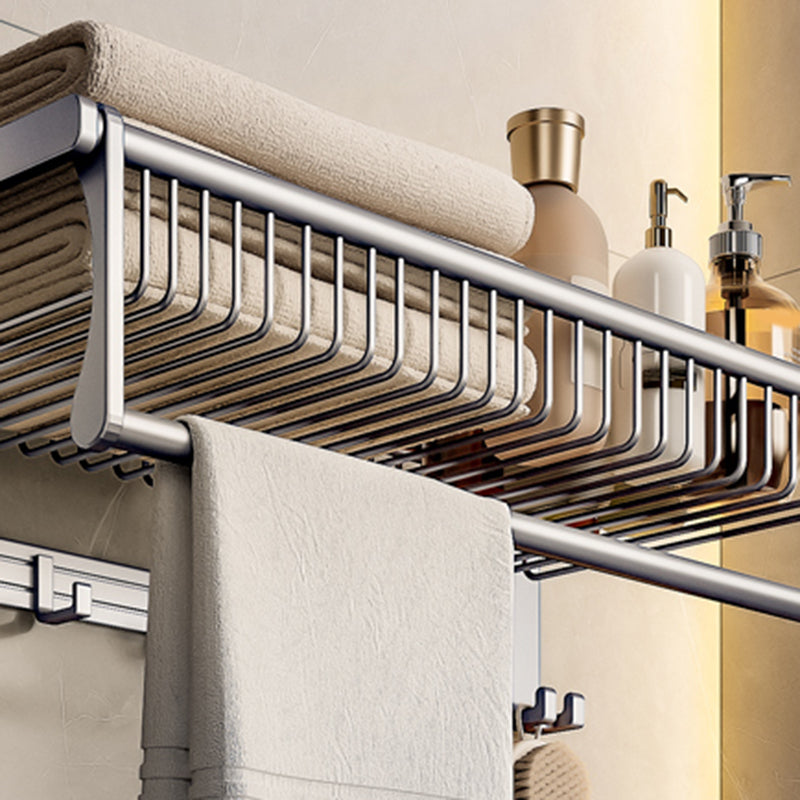 Modern Gray Bathroom Set Paper Holder Bathroom Shelf Bathroom Hardware Set