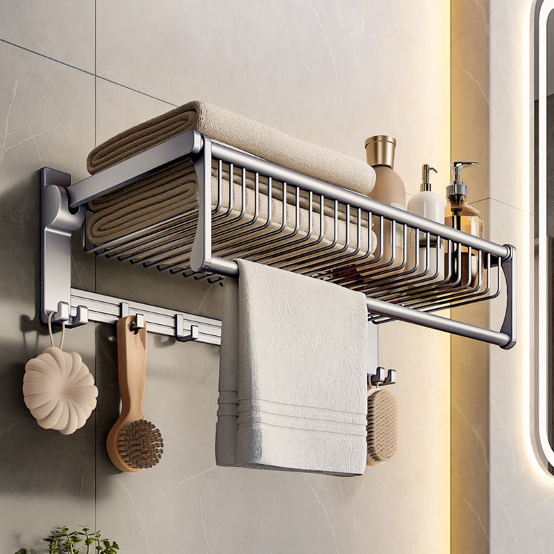 Modern Gray Bathroom Set Paper Holder Bathroom Shelf Bathroom Hardware Set