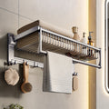 Modern Gray Bathroom Set Paper Holder Bathroom Shelf Bathroom Hardware Set