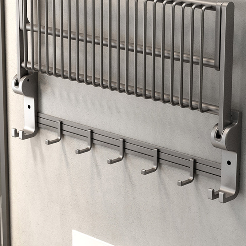 Modern Gray Bathroom Set Paper Holder Bathroom Shelf Bathroom Hardware Set