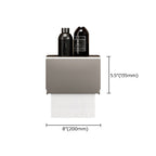 Modern Gray Bathroom Set Paper Holder Bathroom Shelf Bathroom Hardware Set