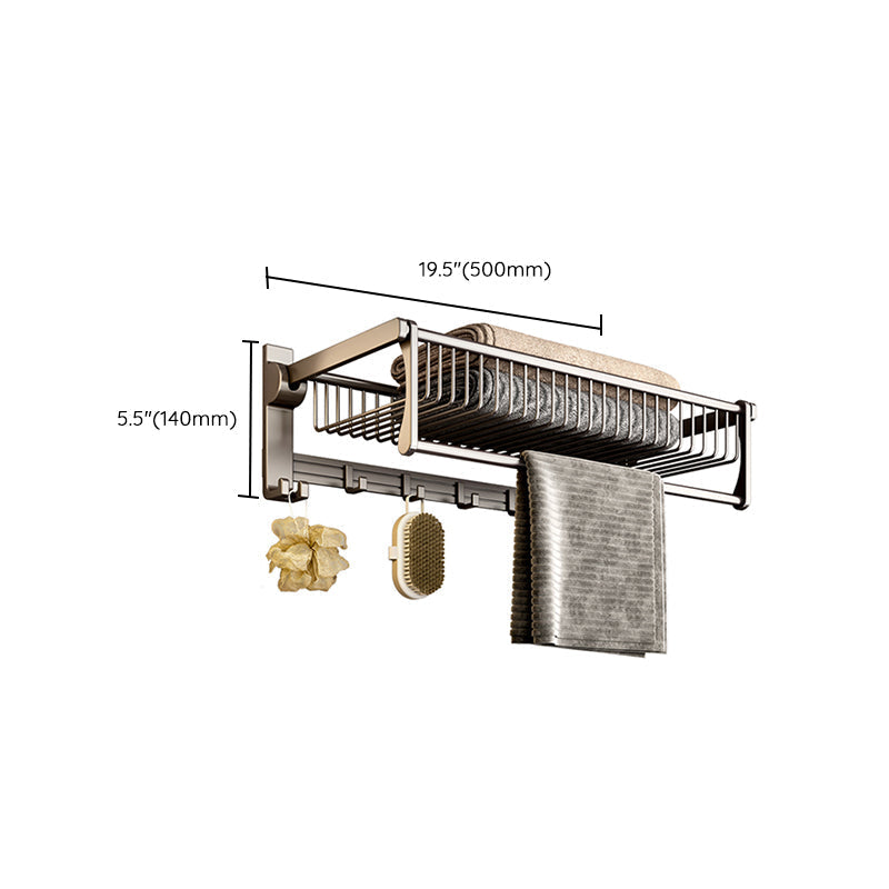 Modern Gray Bathroom Set Paper Holder Bathroom Shelf Bathroom Hardware Set