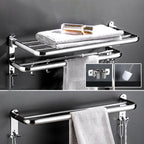 modern bathroom accessories set stainless steel towel holder bathroom shelf bathroom set
