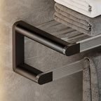 Black Bathroom Set Metallic & Acrylic Bathroom Accessories Set made of Stainless Steel Aluminium