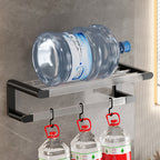 Black Bathroom Set Metallic & Acrylic Bathroom Accessories Set made of Stainless Steel Aluminium