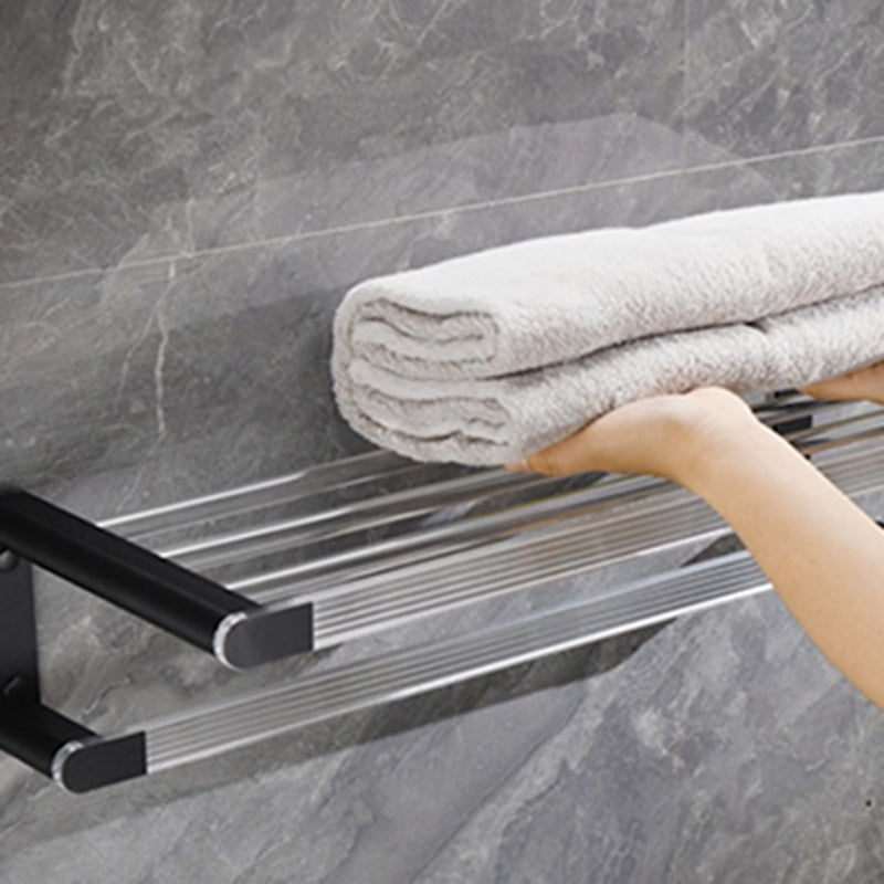 Black Bathroom Set Metallic & Acrylic Bathroom Accessories Set made of Stainless Steel Aluminium