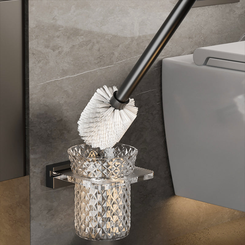 Black Bathroom Set Metallic & Acrylic Bathroom Accessories Set made of Stainless Steel Aluminium