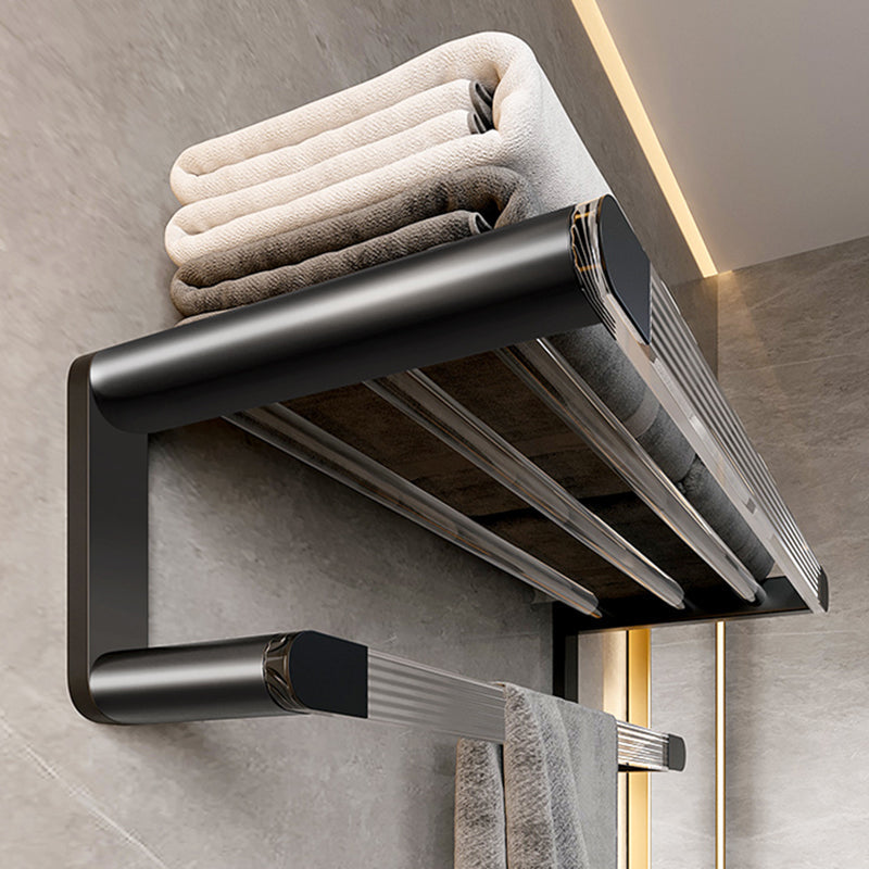 Black Bathroom Set Metallic & Acrylic Bathroom Accessories Set made of Stainless Steel Aluminium
