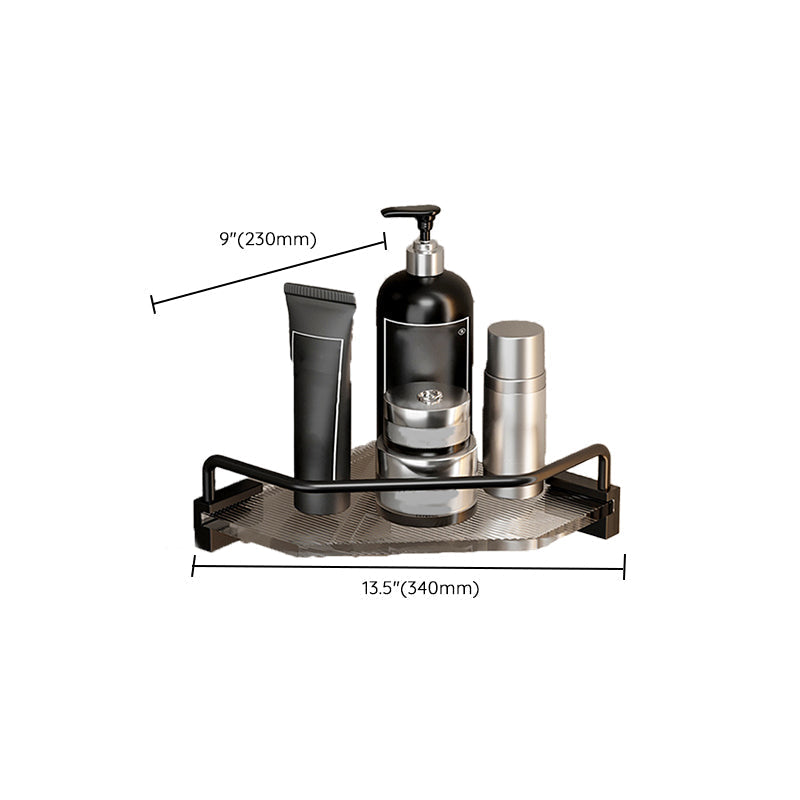 Black Bathroom Set Metallic & Acrylic Bathroom Accessories Set made of Stainless Steel Aluminium