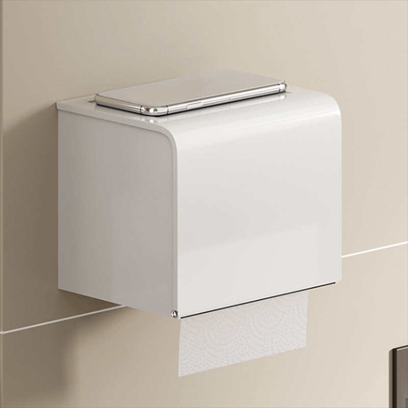 Contemporary bathroom accessory set made of matte stainless steel-aluminum with bathrobe hook/bath shelf