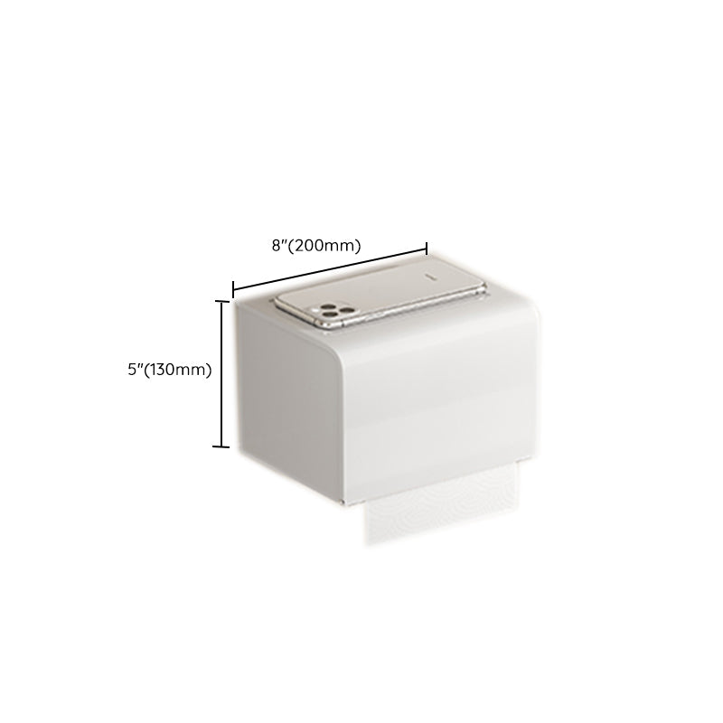 Contemporary bathroom accessory set made of matte stainless steel-aluminum with bathrobe hook/bath shelf