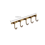 Worn Brass Traditional Bathroom Set with Bath Shelf/Paper Holder & Towel Bar