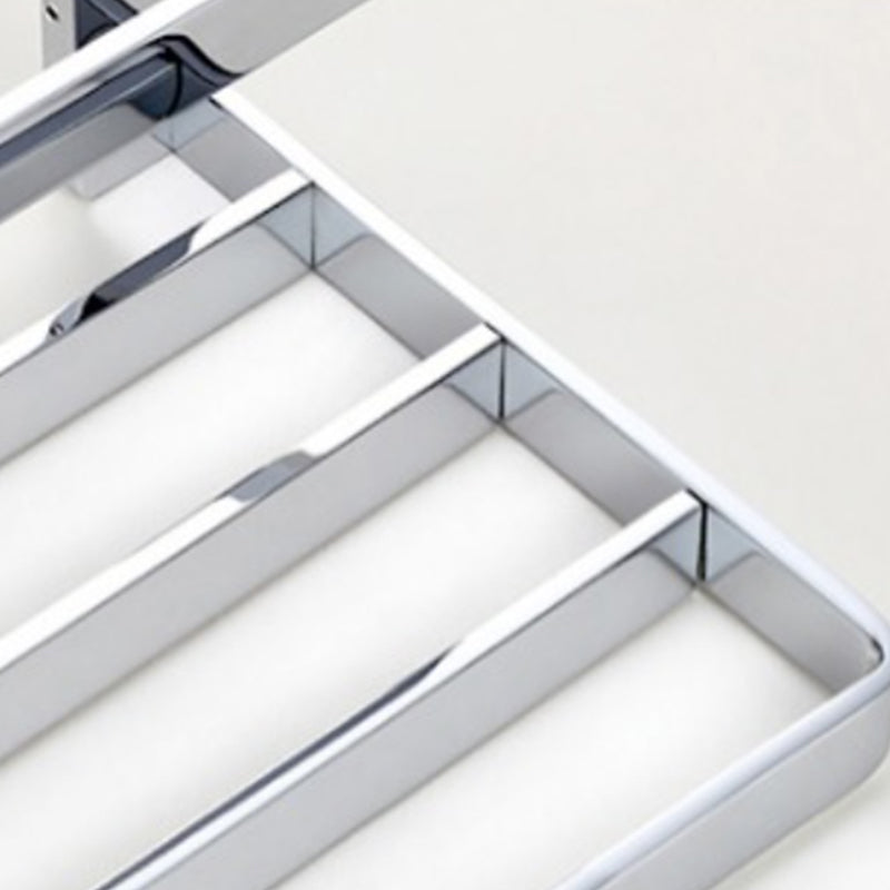 Chrome brass modern bathroom accessory set with towel bar/ ring/ paper holder & bathrobe hook