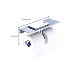 Chrome brass modern bathroom accessory set with towel bar/ ring/ paper holder & bathrobe hook