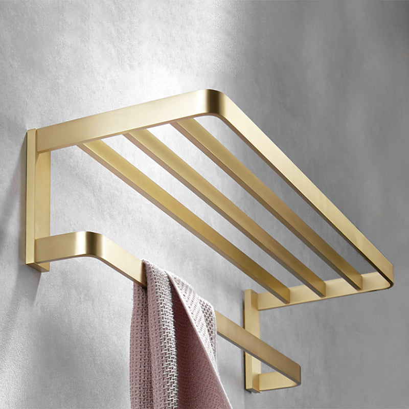 Brushed Brass Bathroom Hardware Set Retro Golden Bathroom Accessories Set