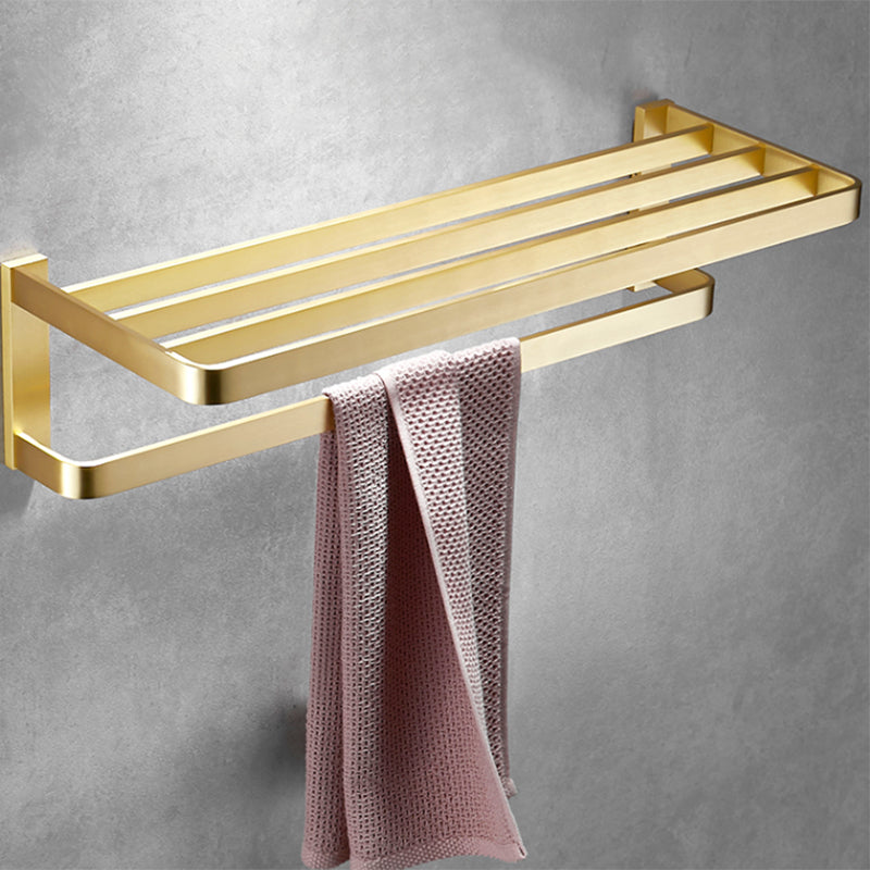 Brushed Brass Bathroom Hardware Set Retro Golden Bathroom Accessories Set