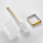 Brushed Brass Bathroom Hardware Set Retro Golden Bathroom Accessories Set