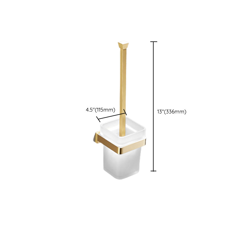 Brushed Brass Bathroom Hardware Set Retro Golden Bathroom Accessories Set