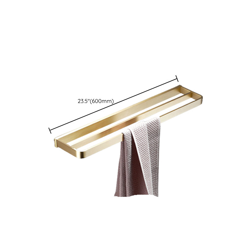 Brushed Brass Bathroom Hardware Set Retro Golden Bathroom Accessories Set