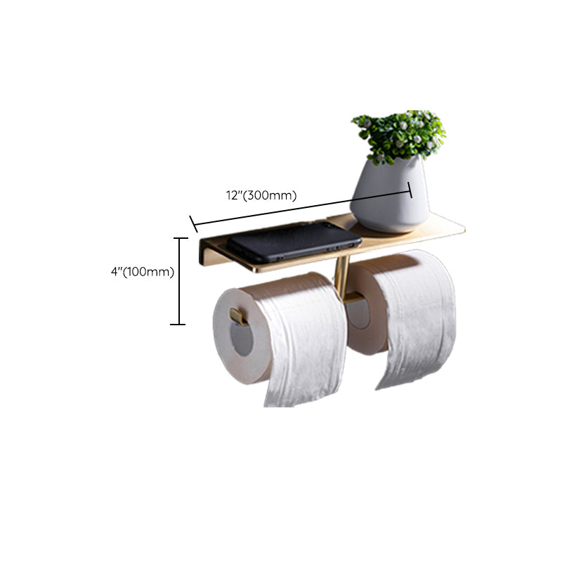 Brushed Brass Bathroom Hardware Set Retro Golden Bathroom Accessories Set