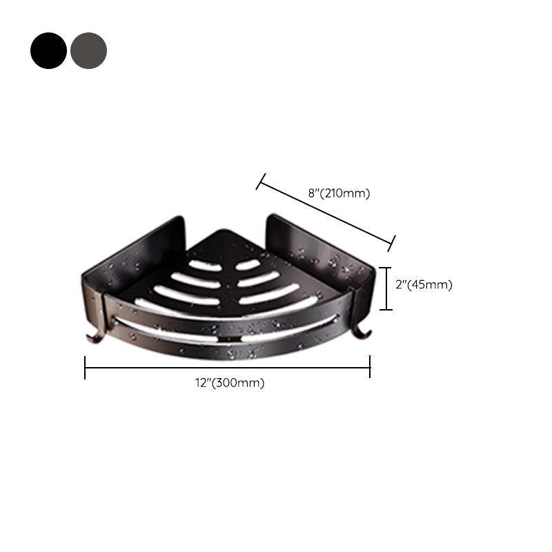 Contemporary bathroom accessory set made of matte stainless steel-aluminum with bathrobe hook/towel rail