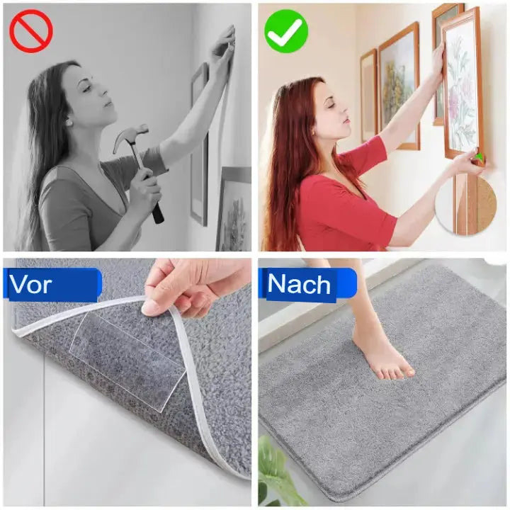 GripForce Tape — Invisible hold that keeps your home organized and clean without stress!
