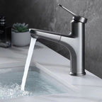 Basic Faucet Brass Faucet Silver Centerset Faucet