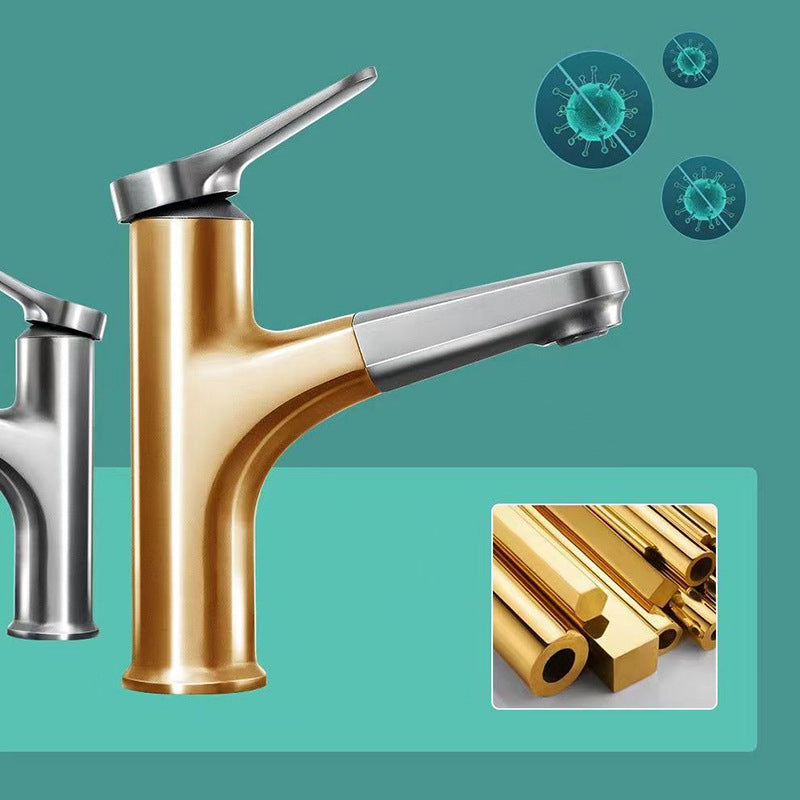 Basic Faucet Brass Faucet Silver Centerset Faucet