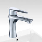 Single Hole Basin Tap Lever Handle 1 Hole Faucet for the Bathroom
