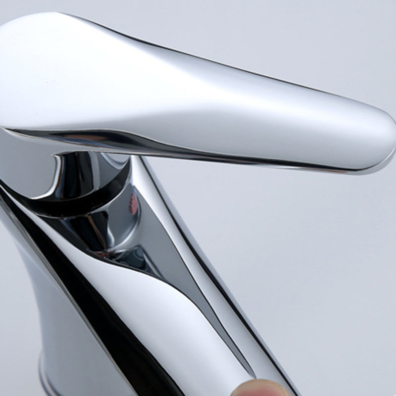 Single Hole Basin Tap Lever Handle 1 Hole Faucet for the Bathroom