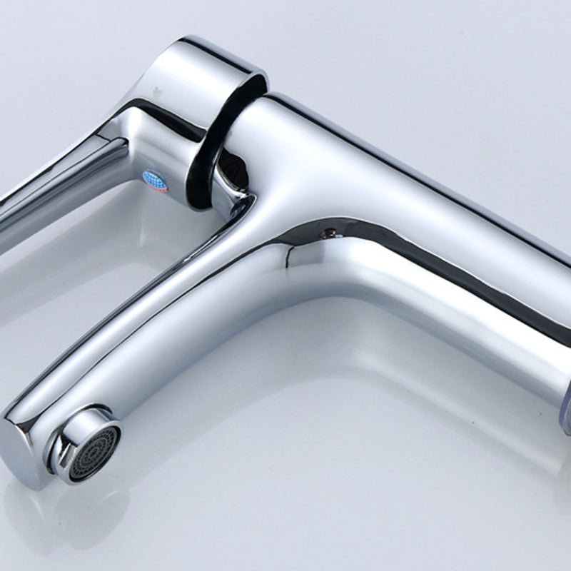 Single Hole Basin Tap Lever Handle 1 Hole Faucet for the Bathroom