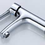 Single Hole Basin Tap Lever Handle 1 Hole Faucet for the Bathroom