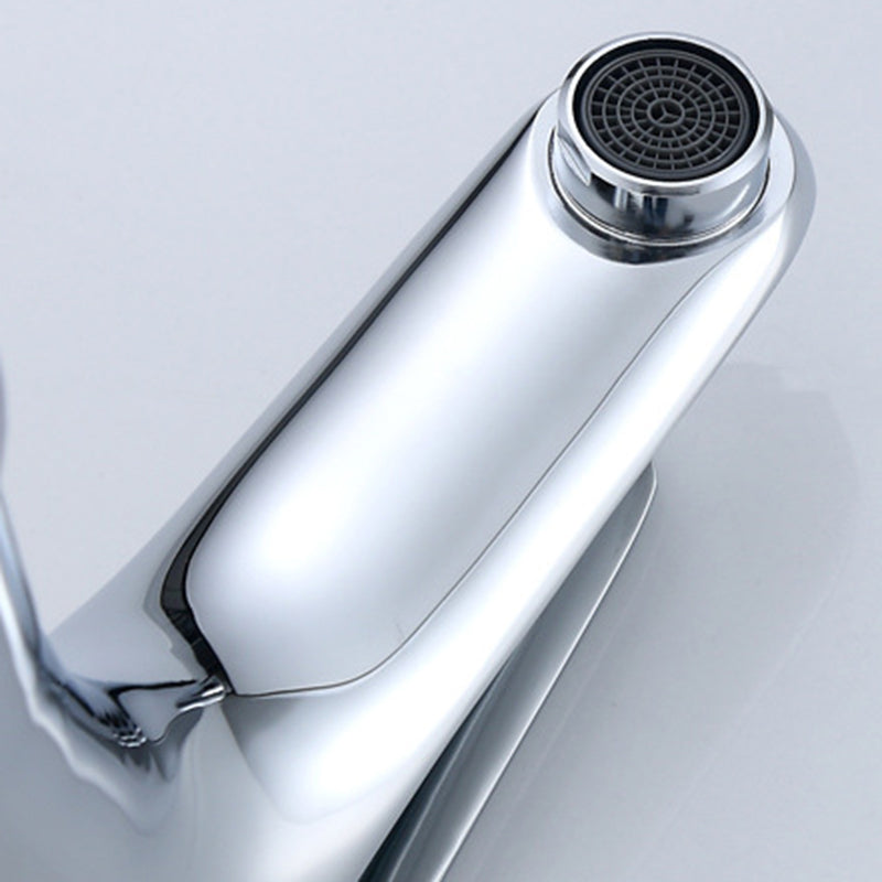 Single Hole Basin Tap Lever Handle 1 Hole Faucet for the Bathroom