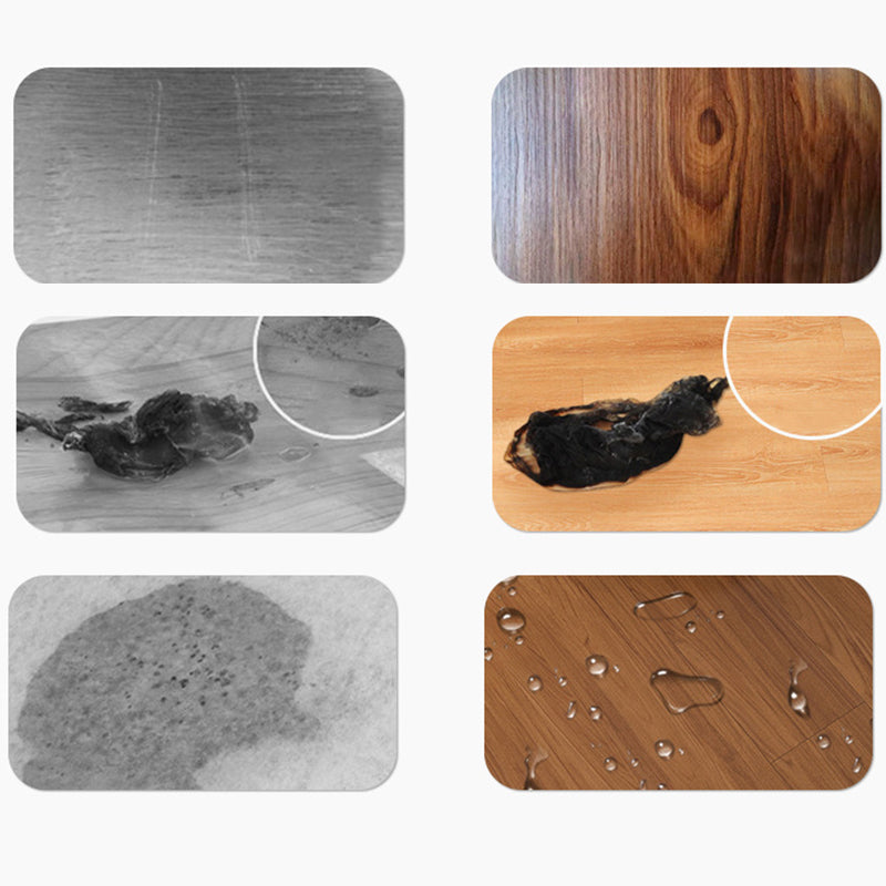 Rectangular PVC Floor Wood Design Peel & Stick Vinyl Flooring