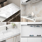 Modern Peel and Stick Wall Mural Smooth Wall Tile for Kitchen