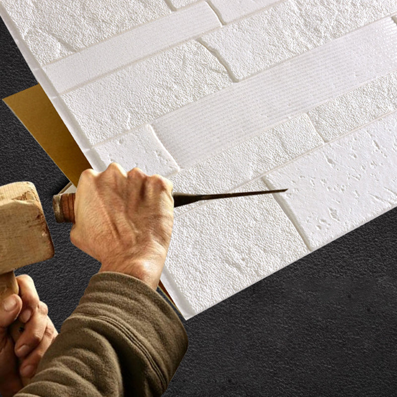 Colorful 3D-embossed wall panel Waterproof artificial stone wall tile