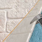 Colorful 3D-embossed wall panel Waterproof artificial stone wall tile