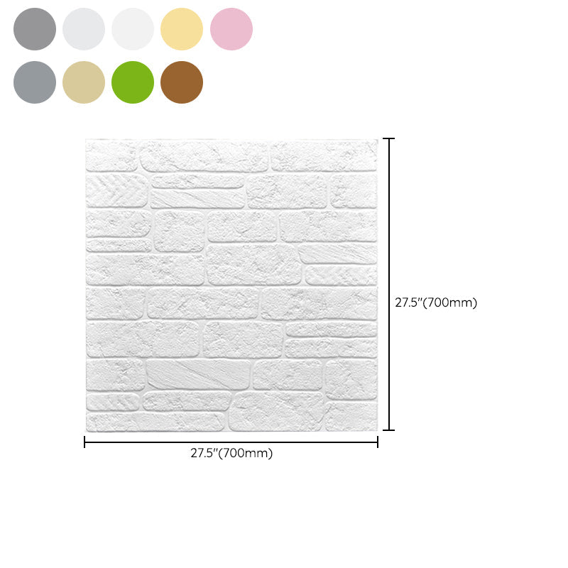 Colorful 3D-embossed wall panel Waterproof artificial stone wall tile