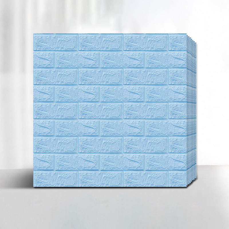 3D-embossed wall panels Color Waterproof Foam Interior wall tile