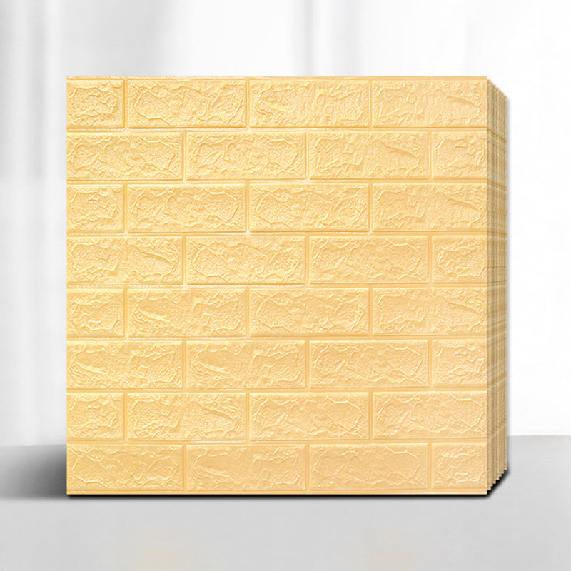 3D-embossed wall panels Color Waterproof Foam Interior wall tile