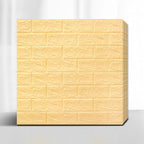 3D-embossed wall panels Color Waterproof Foam Interior wall tile