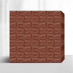 3D-embossed wall panels Color Waterproof Foam Interior wall tile