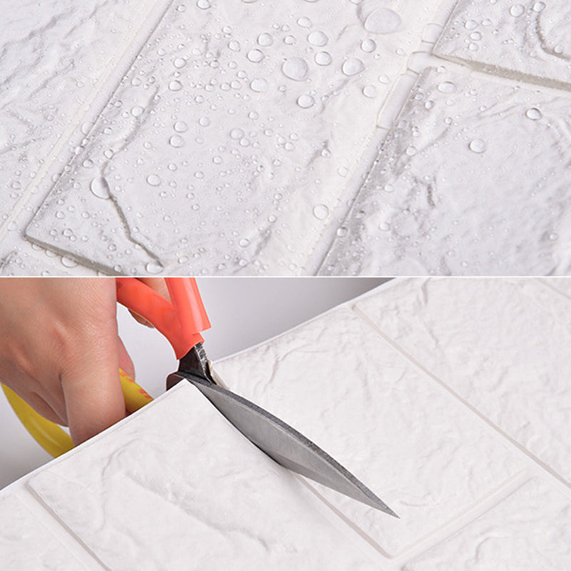 3D-embossed wall panels Color Waterproof Foam Interior wall tile