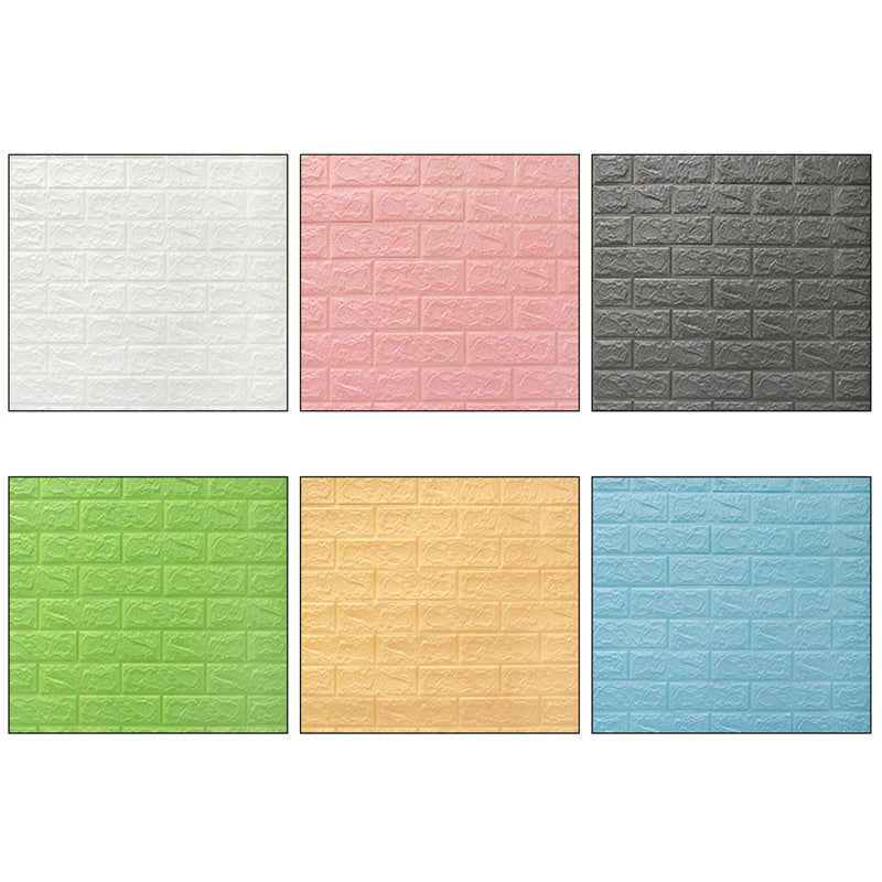 3D-embossed wall panels Color Waterproof Foam Interior wall tile