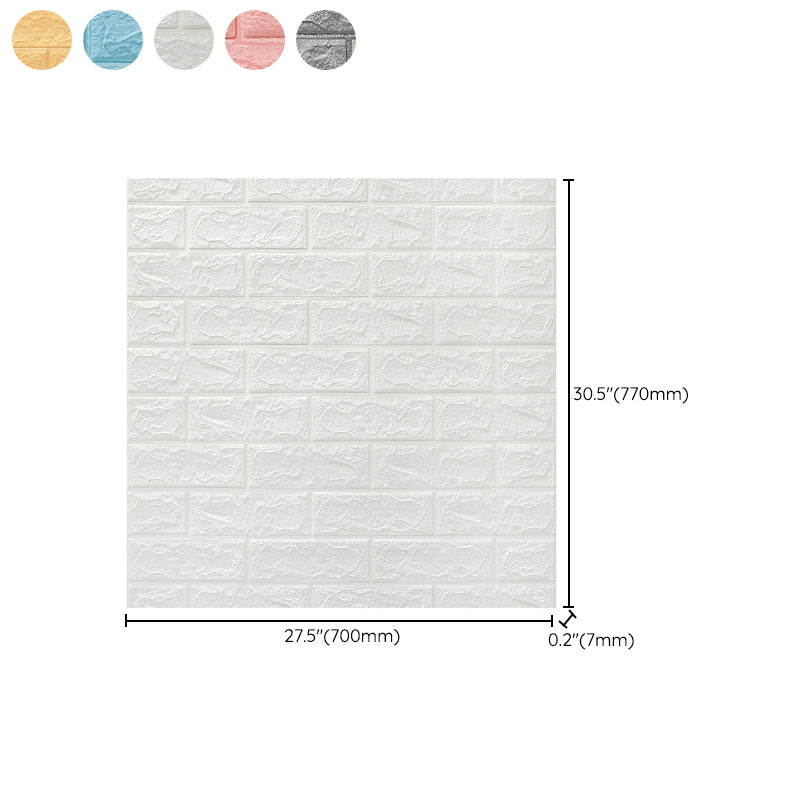 3D-embossed wall panels Color Waterproof Foam Interior wall tile