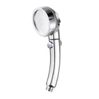 Contemporary Hand Shower Head Silver 3-Spray Pattern Wall Mounted Shower Head