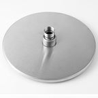 Stainless Steel Fixed Shower Head in Silver H2Okinetic Technology Shower Head