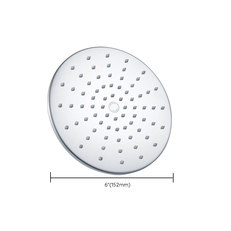 Stainless Steel Fixed Shower Head in Silver H2Okinetic Technology Shower Head