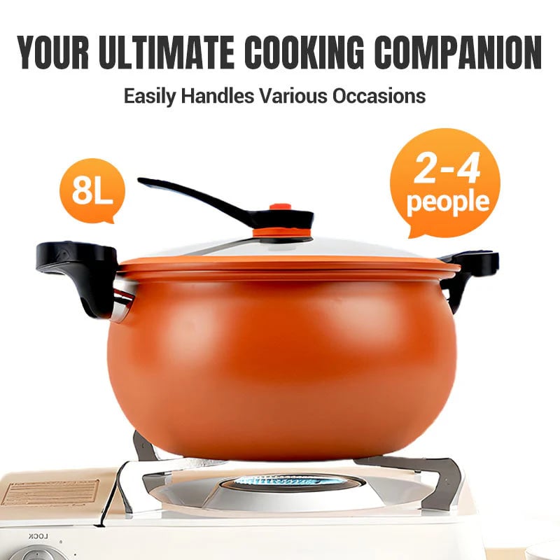‍Chef's PicksMultifunctional Large Capacity Non-stick Pressure Cooker