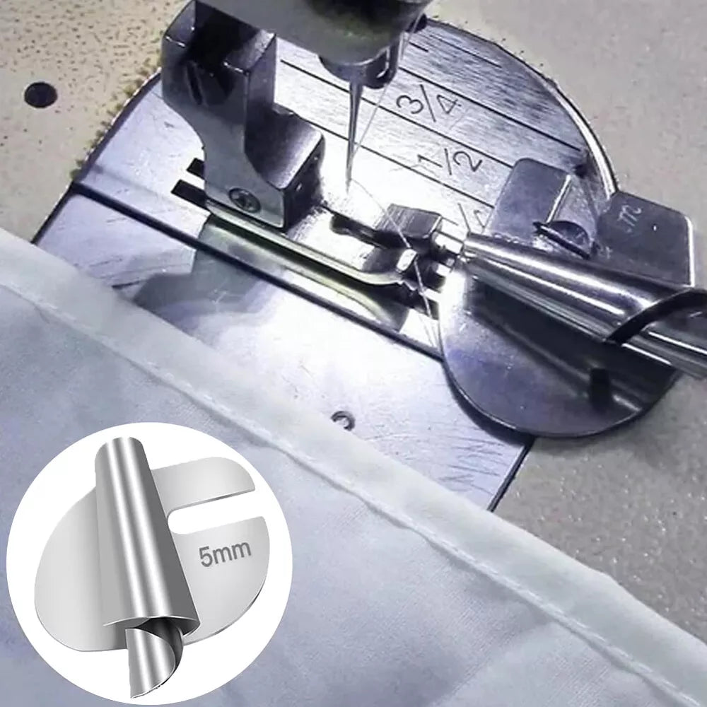 Sewing Rolled Hemmer Foot Easy Fabric Folding & Hemming